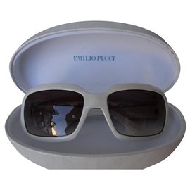 Emilio Pucci-Des lunettes de soleil-Blanc