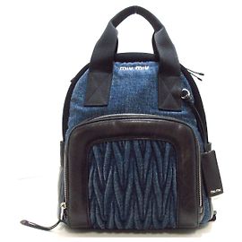 Miu Miu Rucksack Blau
