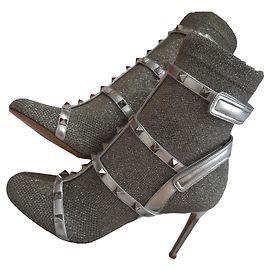 Valentino Garavani Botines Plata
