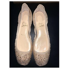 Christian Louboutin-bailarinas-Beige