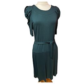 Robe Agnès b. Vert Foncé Viscose Vert foncé