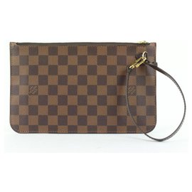 Louis Vuitton-Damier Ebene Neverfull Pochette MM ou bolsa de pulso GM-Outro