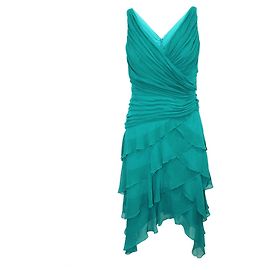 Tadashi Shoji Robe de cocktail vert sarcelle Vert