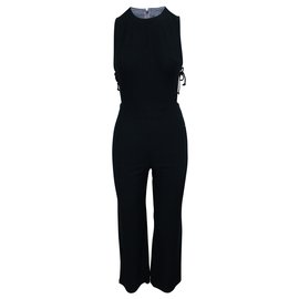 Reformation-Black Jumpsuit with side cutouts-Black