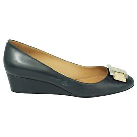 Salvatore Ferragamo Zeppe blu navy Blu Blu navy