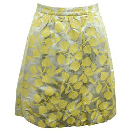 Moschino Cheap And Chic Gonna stampata gialla Giallo