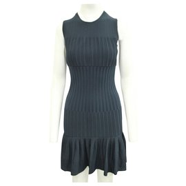 Prabal Gurung-Sleeveless  Dark Green Slim Fit Dress-Green