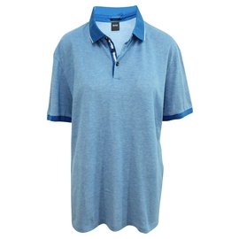 Hugo Boss-Blue Polo Shirt-Blue