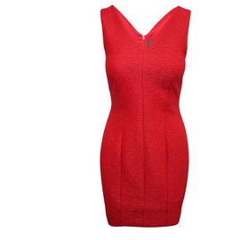 Calvin Klein Ärmelloses rotes Kleid Rot