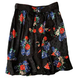 Tory Burch-Printed silk skirt-Multiple colors