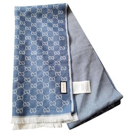 Gucci Schals Hellblau
