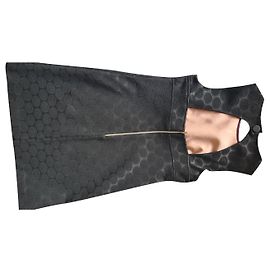 Tara Jarmon Ärmelloses schwarzes Kleid Schwarz