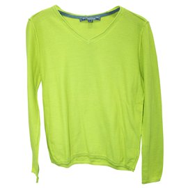 Bonpoint Pull à col en V vert fluo Vert