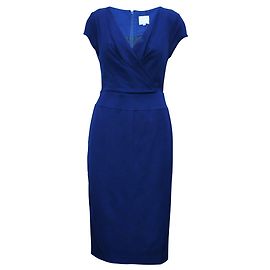 Reiss Elektrisch blaues Kleid Blau