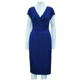 Reiss-Elektrisch blaues Kleid-Blau
