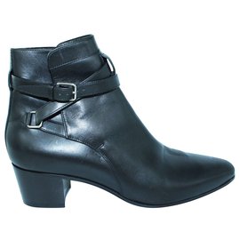 Saint Laurent-Black boots-Black