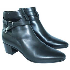 Saint Laurent-Black boots-Black