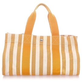 Hermès Jaune Cannes MM Blanc Jaune
