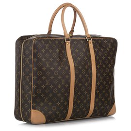 Louis Vuitton-Louis Vuitton Brown Monogram Sirius 55-Brown,Light brown