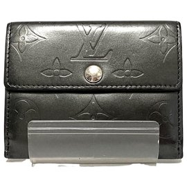 Louis Vuitton-Louis Vuitton Porte-monnaie et porte- carte-Negro