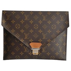 Louis Vuitton-flap pocket-Brown