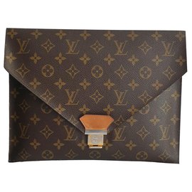 Louis Vuitton-pochette à rabat-Marron