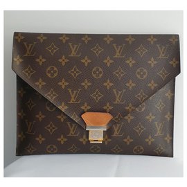 Louis Vuitton-flap pocket-Brown