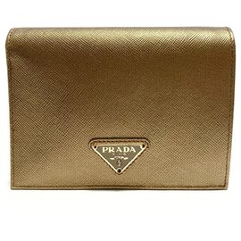 Prada-PRADA wallet-Golden