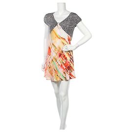 Marc Cain Leopard Print Multicolour Dress Multiple colors