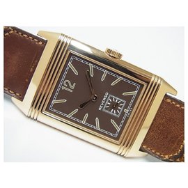 Jaeger Lecoultre-JAEGER LECOULTRE Grande Reverso Ultra Slim 18KPG brown Mens-Brown