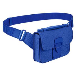 Louis Vuitton-Bolso LV S Lock Sling azul-Azul