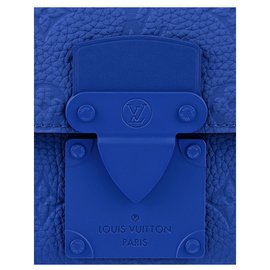 Louis Vuitton-LV S Lock Borsa a tracolla blu-Blu