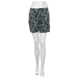 Shorts Club Monaco de algodão e linho Multicor