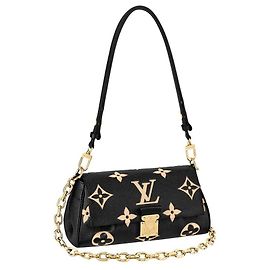 Louis Vuitton Borsa Favourite Monogram Empreinte Pelle Nera Nero