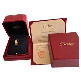 Cartier Love Ring aus Roségold Golden