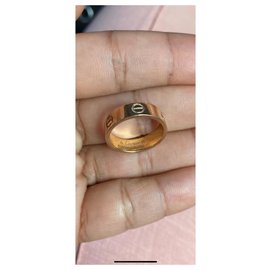 Cartier-love ring-Golden