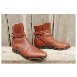 Autre Marque-Jodphur Grenson type ankle boots for Paw p 38,5-Light brown