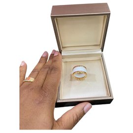 Anillo Bulgari Bzero1 Oro Blanco Blanco