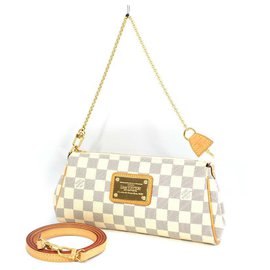 Louis Vuitton-LOUIS VUITTON clutch bag Eva Womens shoulder bag N55214 ivory-Beige