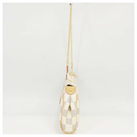 Louis Vuitton-LOUIS VUITTON clutch bag Eva Womens shoulder bag N55214 ivory-Beige