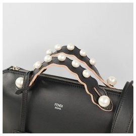 Fendi-Fendi 2WAY shoulder bag BY THE WAY Pearl Womens handbag 8BL124 A0ZX F0GXN black-Black