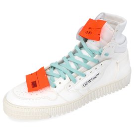 Off White-Off Court 3.0 High Sneakers-Red