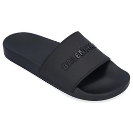 Balenciaga Sandalo scivolo piscina Nero
