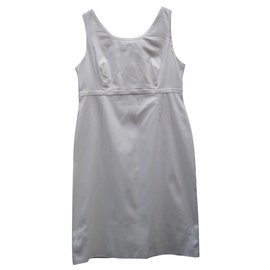 Vestido Versace Blanco de Algodón Blanco