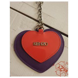 Kenzo-Kenzo heart keychain-Multiple colors