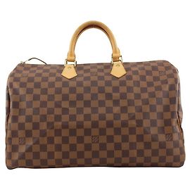 Louis Vuitton Sehr selten 1 oder 1 Centenaire Damier Ebene Speedy 40 Tasche Andere