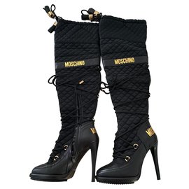 Moschino Boots Black