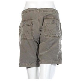 true religion khaki shorts