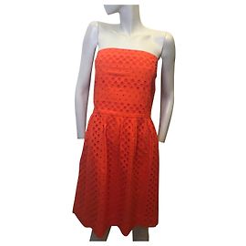 Comptoir Des Cotonniers Robe bustier Corail