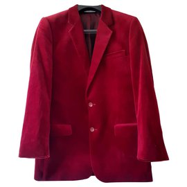 Bruce Field-Vestes Blazers-Rouge